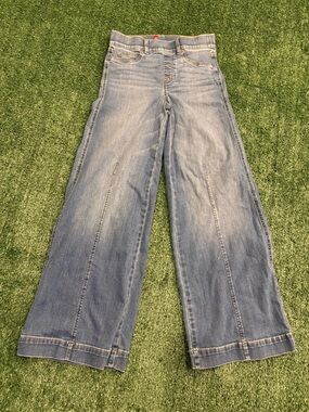 SPANX Light Blue Boot-Cut Jeans for Women